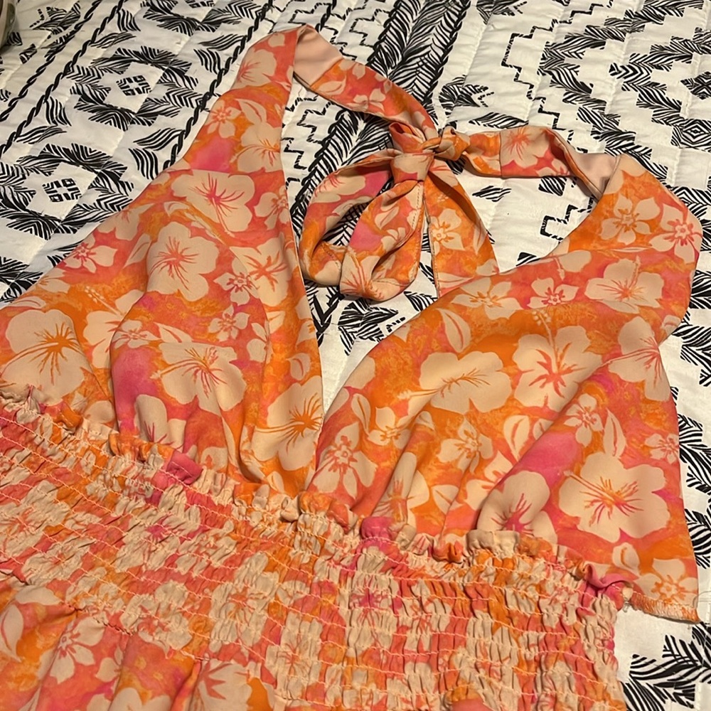 Madden NYC Floral Hawaiian Dress Size XXL - Picture 6 of 9